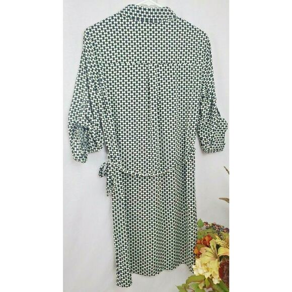 MSSP Max Studio Specialty Products Dress Medium M Professional Black White Belt - Picture 4 of 6